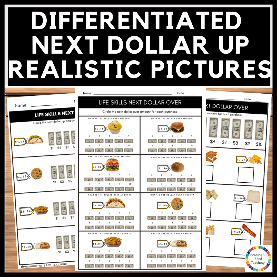 Next Dollar Money Skills Count Money for Amounts Under 20 Dollars Life  Skills