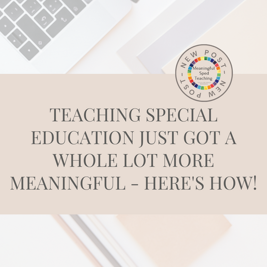 Teaching Special Education Just Got a Whole Lot More Meaningful - Here's How!