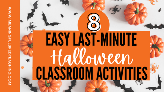 8 Easy Last-Minute Halloween Classroom Activities 🎃👻