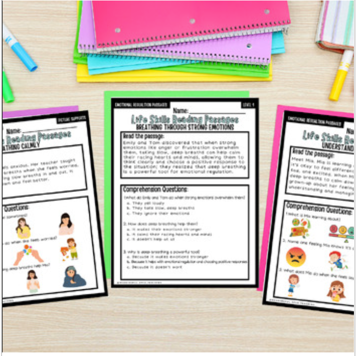 Social Emotional Curriculum Printable Worksheets and Activities